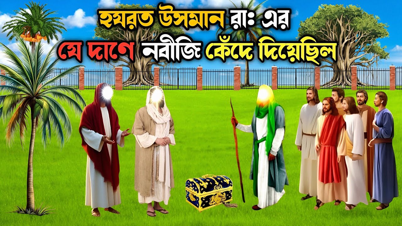 হযরত উসমান রাঃ এর দানশীলতা | যে দান দেখে কেদেছিল রাসুল | ইসলামিক কাহিনী | Islamic Story |