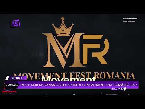 Over 1300 dancers in Bistrița at Movement Fest Romania 2025