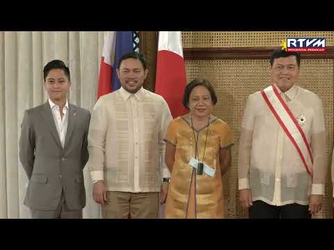 Conferment of The Grand Cordon of the Order of the Rising Sun to Manuel Villar Jr.
