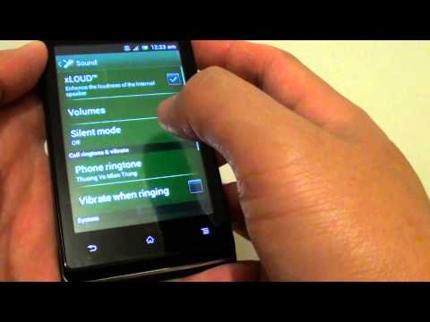 Sony Xperia E: How to Enable/Disable Screen Touch Sound
