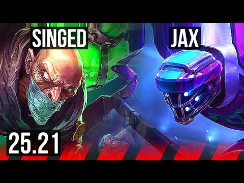 SINGED vs JAX (TOP) | 9/3/11 | EUW Master | 25.21