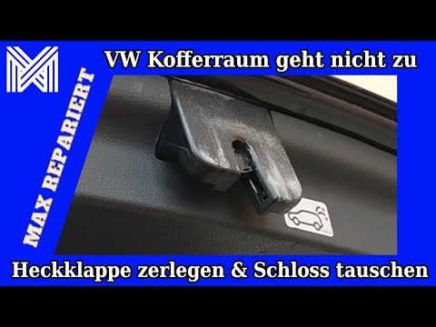 VW tailgate lock no longer closes - trunk won't close - tailgate won't shut
