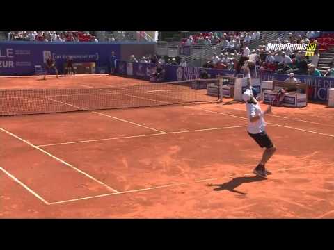2015 Nice Isner serve