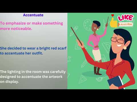 Accentuate Meaning in English With Example