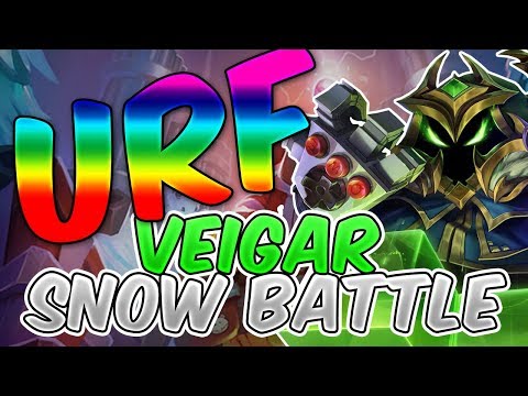ARURF SNOW BATTLE VEIGAR FULL AP - League of Legends URF 2017