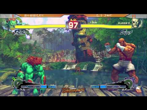 SSF4AE: Bubbles [Blanka] vs LI Joe [Sagat] FT 5