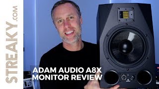 Video thumbnail for ADAM AUDIO A8X MONITOR REVIEW | Streaky.com by Streaky