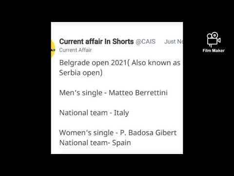 winners of Belgrade open 2021