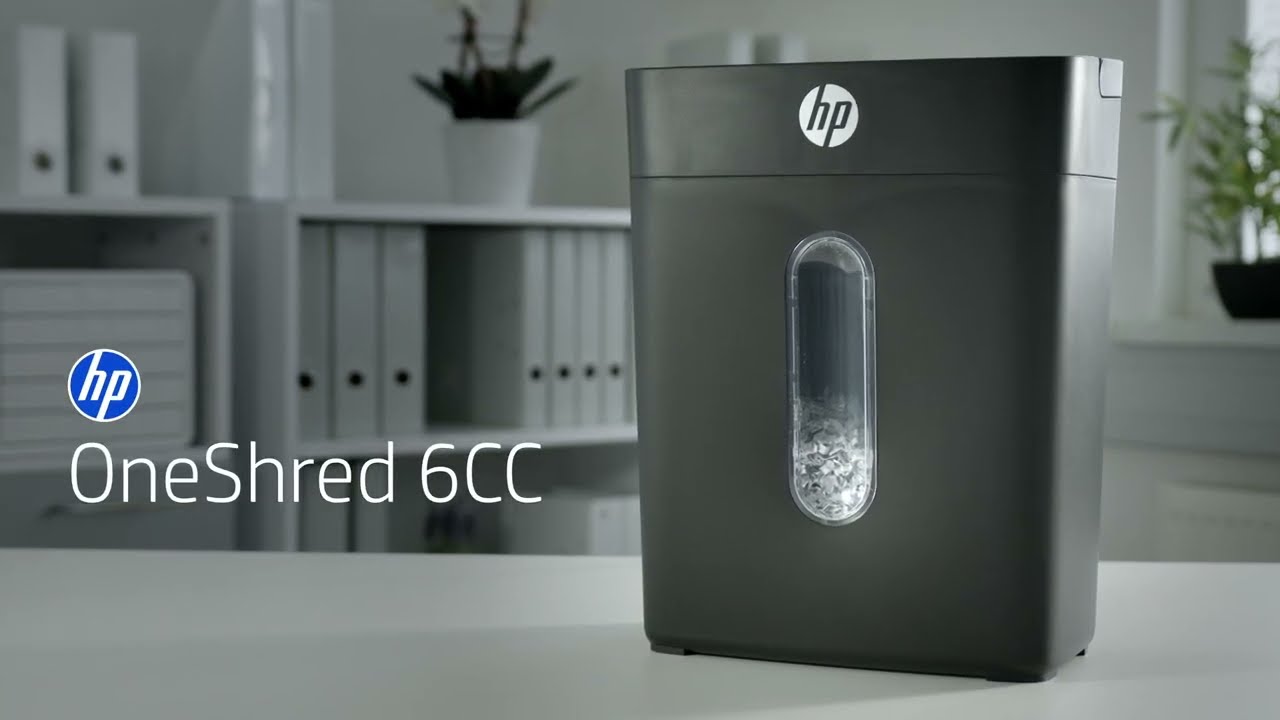 HP Aktenvernichter OneShred 6CC P-4, 6 Seiten