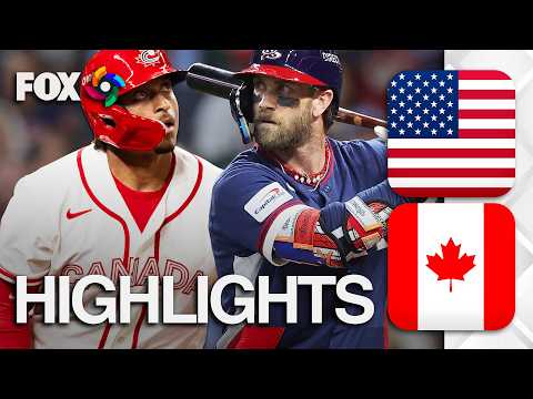 United States vs. Canada Highlights ⚾ World Baseball Classic on FOX