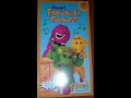 Barney S Favorite Songs 1999 Blockbuster Kidmongous VHS