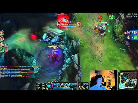 mouz Tarik - Insane Kalista 1 shot Alistar - League of Legends