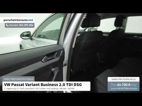 VW Passat Variant Business 2 0 TDI DSG - PREDSTAVITEV VOZILA