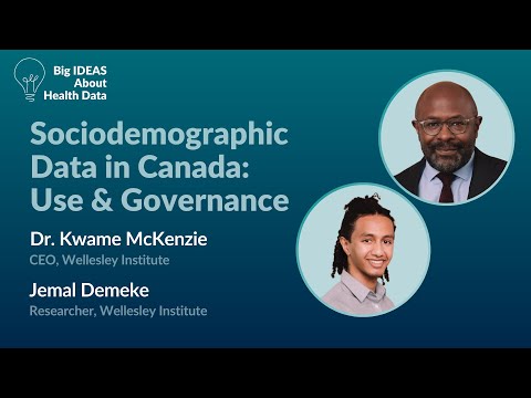 Big IDEAs About Health Data - Sociodemographic Data in Canada: Use & Governance