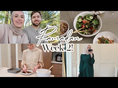 Ramadan Week 2 Vlog! Abaya Try-On Haul, Making Tiramisu, Family Time