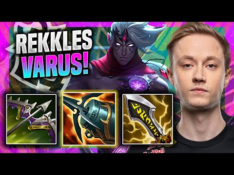 REKKLES DESTROYING WITH VARUS! - G2 Rekkles Plays Varus ADC vs Draven! | Season 11