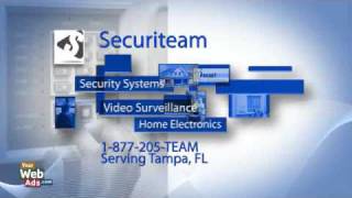 Tampa FL Securiteam security systems video surveillance services 877-2