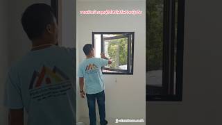 บานเปิดข้างชุดยูโรโปรไฟล์พร้อมมุ้งจีบ