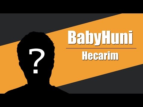 BabyHuni Hecarim Top Ranked solo - League of legend s7 patch 7.8