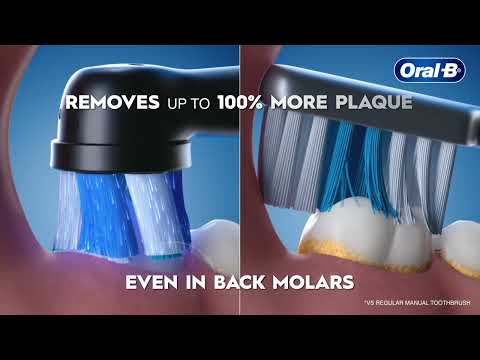 Oral-B iO: Removes up to 100% more plaque, even in back molars!