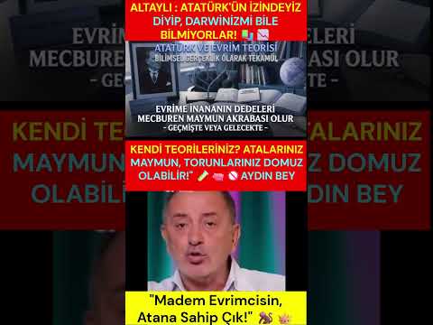 ⭐ AYDIN GEÇİNENLERİN BİLİM FACİASI: DARWİNİZMİ BİLE BİLMİYORLAR! 💎  

🎯 "AYDIN" MISINIZ, YOKSA SADECE GÜLÜNÇ MÜ? ✨  

📢 İlkel bir bakış açısıyla BİLİMİ ve DARWİNİZMİ karalamaya çalışanlara, BİR DERS verme vakti! 💎  

🚀 DARWİNİZMİ BİLMEYEN "AYDIN" OLUR MU? 🚀  

✨ Birileri çıkmış, DARWİNİZMİN (EVRİM TEORİSİ) ne olduğunu dahi anlamadan konuşuyor. 💎  

🎯 Bilimsel bir gerçeği, "MAYMUN" veya "DOMUZ" gibi basit, ilkel ifadelerle çarptıranlar; BİLİMSEL CEHALETLERİNİ ilan ediyor! 🎯  

🔥 ATATÜRK VE BİLİMİN GÜCÜ: 

⭐ BÜYÜK ATATÜRK bu ülkeyi BİLİMİN IŞIĞINDA kurtardı! 🚀  

⭐ Cumhuriyetin ilk yıllarında EVRİM ÜZERİNE kitaplar yazdıran, DARWİNİZMİ bilimsel bir disiplin olarak gören ATATÜRK bile sizin bu sığlığınızı görseydi, ne derdi? 📢  

✨ UTANÇ VERİCİ BİR CEHALET: 

✨ Bilimden korkan, DARWİNİZMİN evrensel bir teori olduğunu kavrayamayan o tayfa; KENDİ GİBİ DÜŞÜNENLERE ders vermeye kalkıyor. ⭐  

✨ Ne Türk'e, ne Müslüman'a, ne de bu topraklara bir faydası olmayan bu ilkel zihniyet; TARİHİN TOZLU RAFLARINA mahkumdur! 💎  

💎 ÖĞRENİN, SONRA KONUŞUN! 🎯  

✨ Eğer DARWİNİZMİN biyolojik bir süreç olduğunu, ATATÜRK'ÜN yazdırdığı kitapları okumadıysanız, BİLİMDEN BAHSETMEYİN! 📢 CAHİLLİK BİR TERCİH DEĞİL, BİR UTANÇTIR! ⭐  

📢 ELHAMDÜLİLLAH MÜSLÜMANIM! 🔥  

💎 Ben evrimden, Darwinizmden anlamam! ⭐  

🚀 Ama ey "aydın" kardeşim; sana biri "sen maymundan geldin, evrilip domuz olacaksın" dediği zaman sakın kızma! 🔥  

🎯 Buna göre; madem sen "aydınsın", madem sen "evrimcisin", madem sen "Darwinistsin", o zaman atana, dedene ve inandığın teorine sahip çıkıp tebessüm etmen lazım! 🔥  

✨ Gerçek bu değil mi? ⭐  

🚀 Biz bilimin, AKLIN VE MANTIKLI DÜŞÜNCENİN yanındayız! ⭐  

🔥 OYUN BİTTİ! ✨  

🎯 Yazan: Bülent Tasgin 

📢 #Evrim #Darwinizm #Ataturk #Bilim #Cahillik #Gercekler #Egitim #BulentTasgin #MilliGurur #Aydinlanma #BilimDusmanligi 