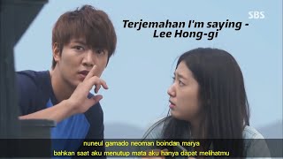 Download lagu Terjemahan dan Lirik Lagu I'm Saying-Lee Hong-gi Ost The Heirs mp3