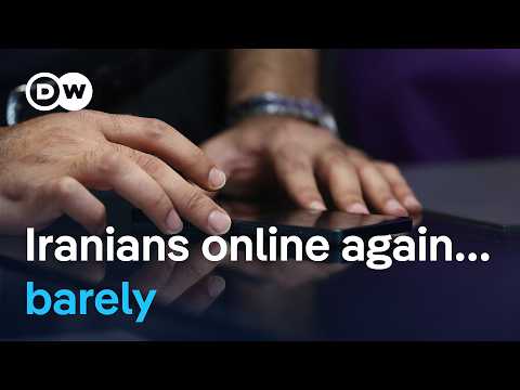 Iran reconnects - but not everyone is free to browse | DW News