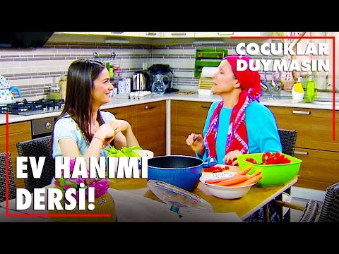 Emine'den, Duygu'ya ev hanımı dersleri... -  Çocuklar Duymasın 53. Bölüm