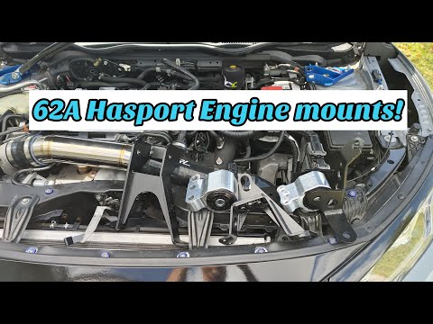 Installing 2016+ Civic Hasport Side Engine Mounts 1.5T 6 speed
