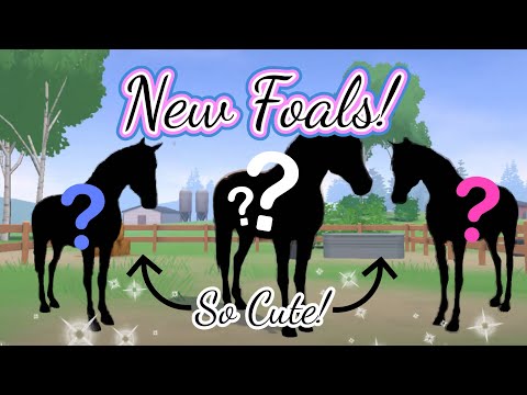 3 NEW FOALS ARE BORN! & NEW COATS! |Equestrian the Game Breeding