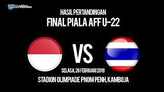 Hasil Pertandingan Final Piala AFF U-22 Indonesia Vs Thailand, Garuda Muda Berhasil Raih Gelar Juara
