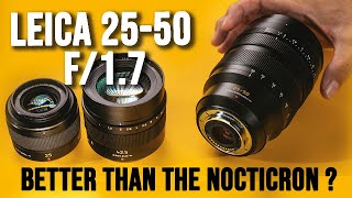 Video thumbnail for Panasonic Leica 25-50mm f/1.7 Review vs Leica 25 & 42.5 Noct by Richard Wong