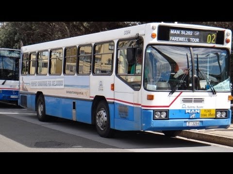 (Part 1) Sydney Buses 3284 - MAN SL202 (ZF/PMC Mk 5) - HCVA SL202 Farewell Tour 2013