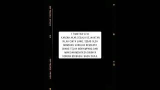 Download lagu Akar Kejahatan Adalah Cinta Uang || Story Wa Rohani Kristen mp3 Download lagu Akar Kejahatan Adalah Cinta Uang || Story Wa Rohani Kristen mp3