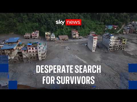 Nepal floods: Fears of a second wave as rescue effort continues