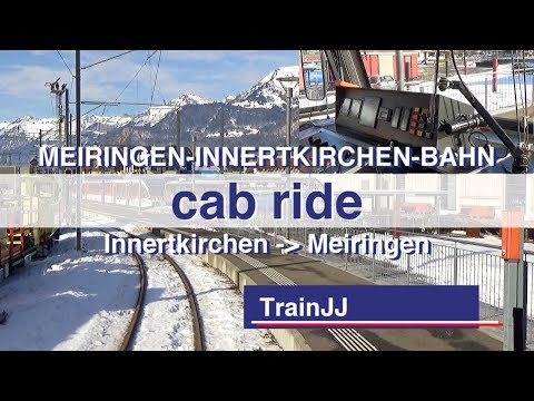 Drivers Eye View Switzerland | Führerstandmitfahrt Innertkirchen - Meiringen |Aareschlucht │Cab Ride