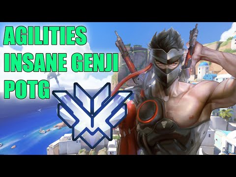 AGILITIES INSANE GENJI GAMEPLAY 14K DMG - TOP 500 OVERWATCH