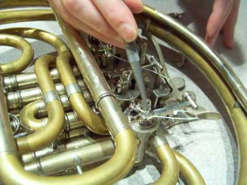 How to String Rotary Valves on the Horn