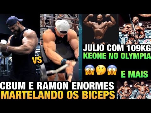 CBUM E RAMON MOSTRAM BRAÇOS GIGANTES - BALESTRIN COM PESO QUASE BATIDO + DESTAQUES TAMPA PRO 2022