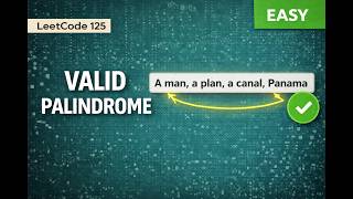 Valid Palindrome - Leetcode 125 - Python