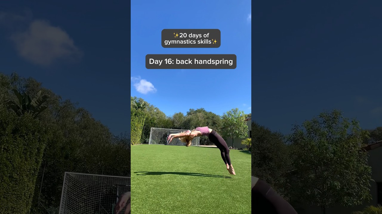 ✨Back handspring tutorial✨ #gymnastics #tumbling #tutorial #backhandspring #cheer