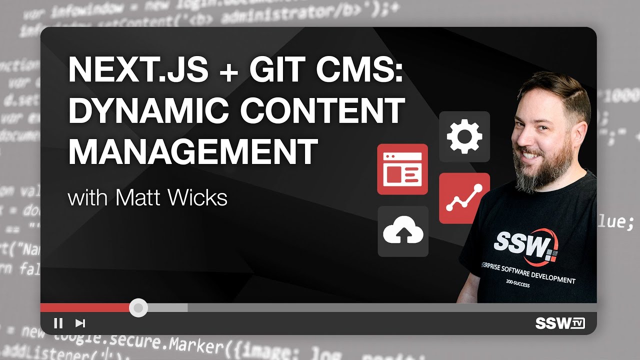π High-Performance Content Management | Matt Wicks | SSW User Groups