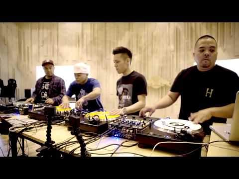 Invisibl Skratch Piklz ( DJ QBert, DJ Shortkut, D-Styles) with Shintaro