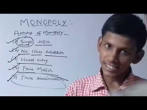 FEATURES OF  MONOPOLY MARKET Video