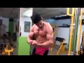 MUTANT Young Bodybuilder Flexing Big Gains of Arms, Biceps, Triceps #hard #workout #Posing