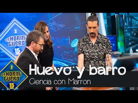 Un huevo de avestruz y barro, los protagonistas de la asombrosa ciencia de Marron - El Hormiguero