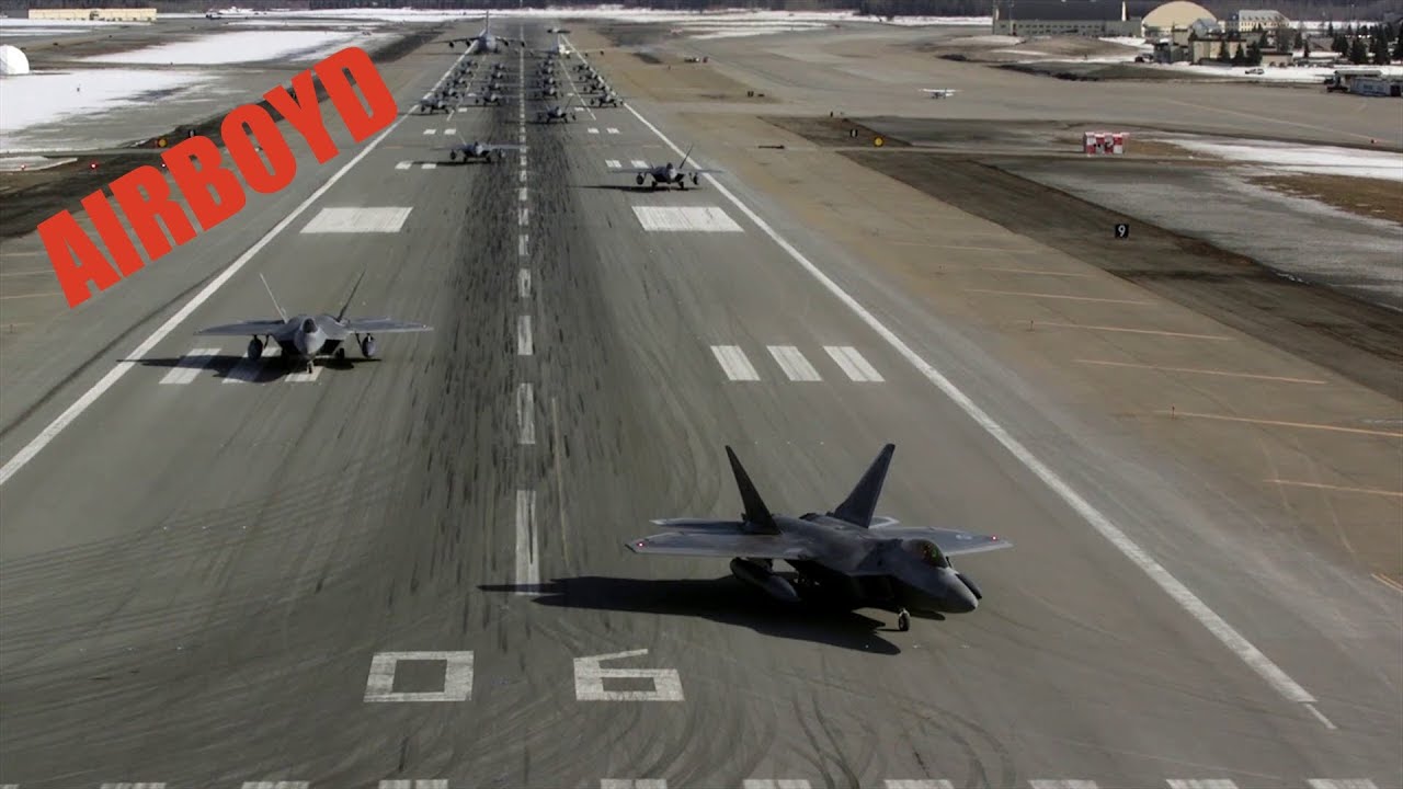 F-22 Elephant Walk And Takeoff • Joint Base Elmendorf-Richardson thumnail