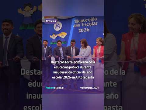 Destacan fortalecimiento de la educación pública durante inauguración oficial del año escolar 2026