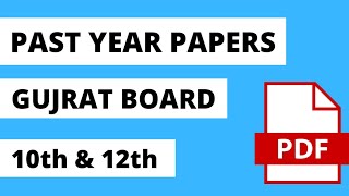 Gujarat board previous year question papers || Download all 10th and 12th GSEB papers PDF