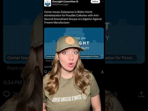Subpoenas ISSUED To Biden/Harris Admin from House Oversight Committee #2ndamendment #shorts Thumbnail